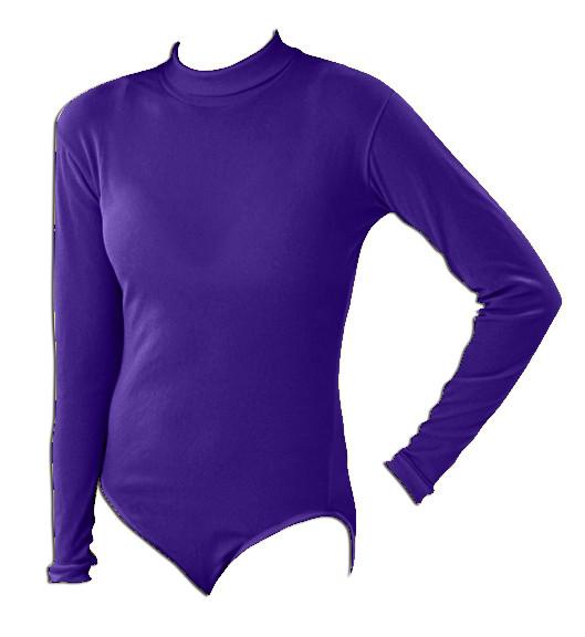 8600 -pur -as 8600 Adult Bodysuit, Purple - Small