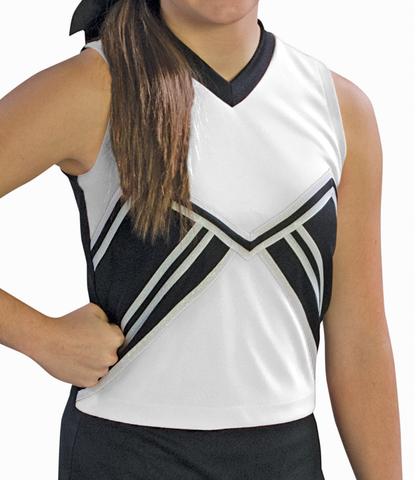 Ut60 -whtblk-ym Ut60 Youth Spirit Uniform Shell, White With Black - Medium