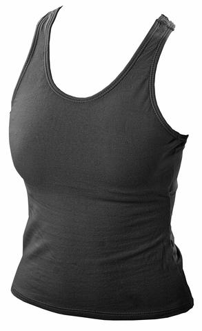9700 -blk -ys 9700 Youth Racer Back Top, Black - Small