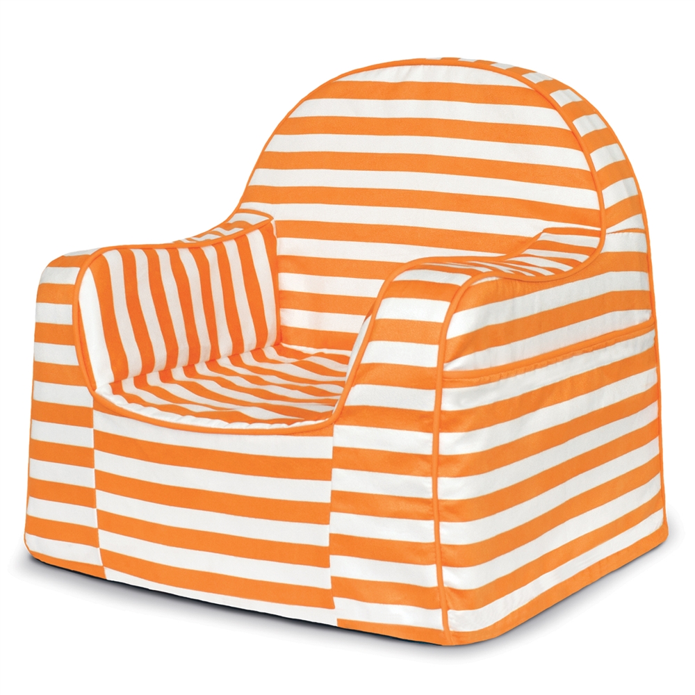 Pkfflros Little Reader Chair - Stripes Orange