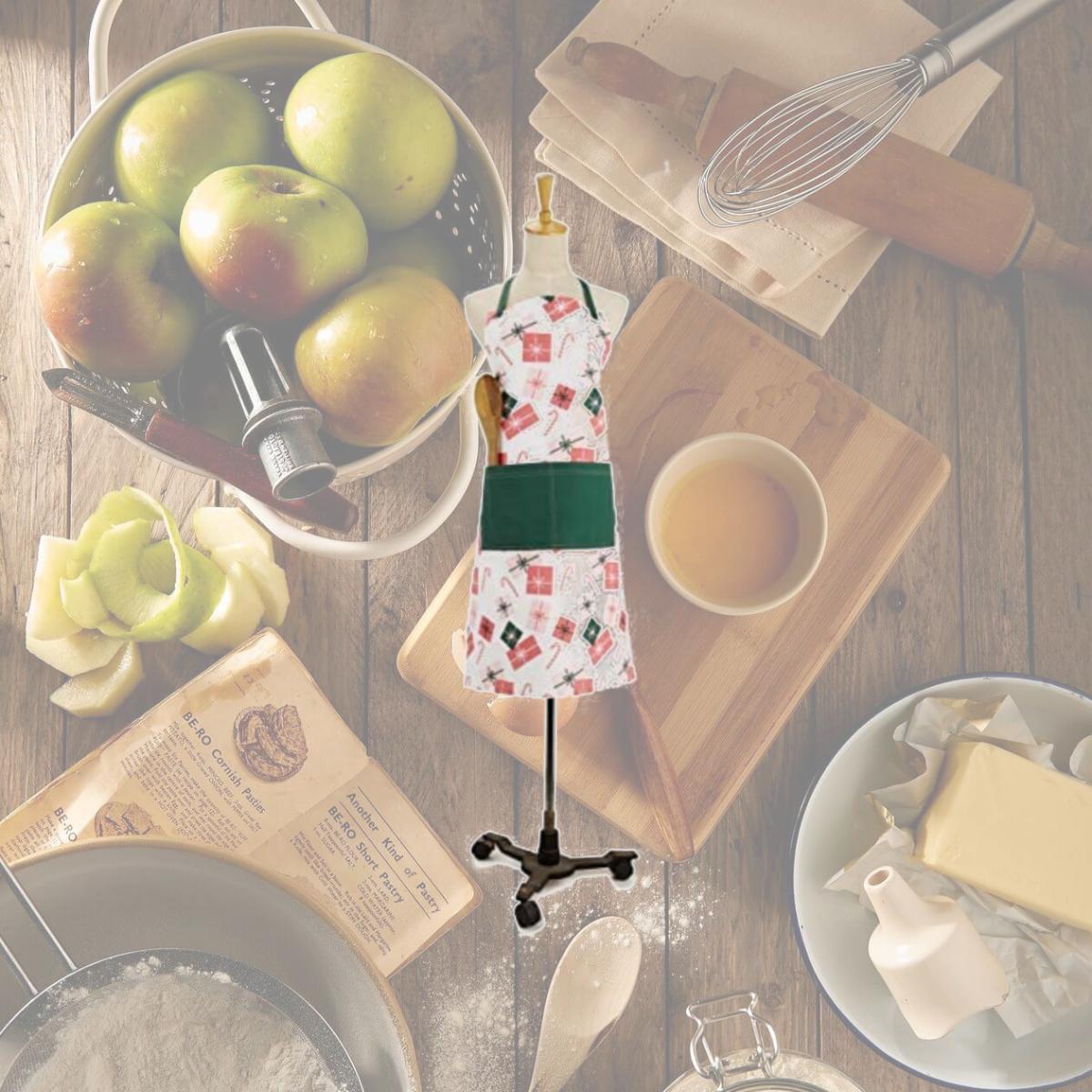 Picture of Peking Handicraft 02HLL45C 28 x 32 in. Llama Gifts Apron, Multi Color 