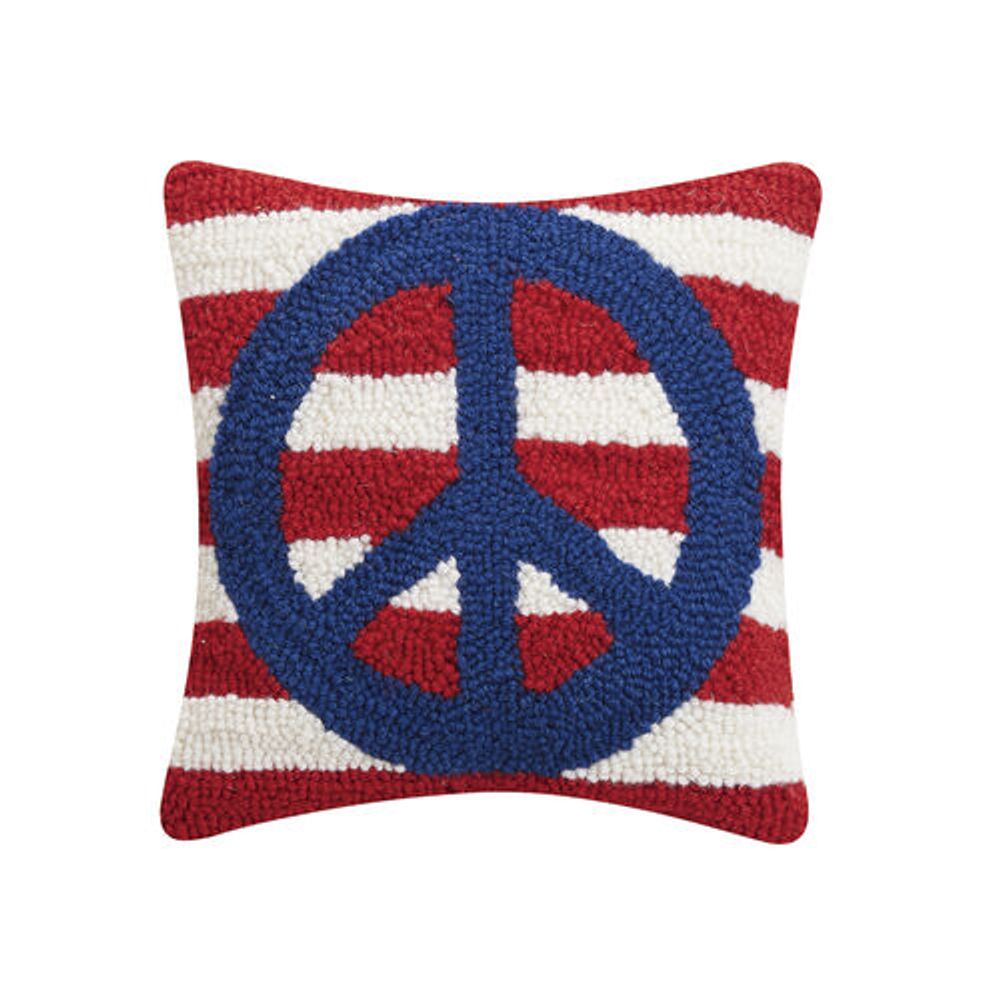UPC 041808002544 product image for 30RN106C10SQ 10 x 10 in. Patriotic Strp Peace Sign - Case of 3 | upcitemdb.com