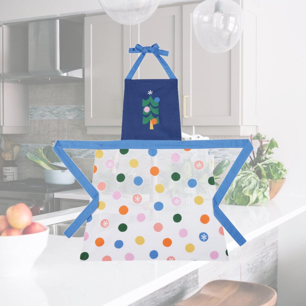 Picture of Peking Handicraft 02APS149C 28 x 34 in. Christmas Tree M-2 Apron 