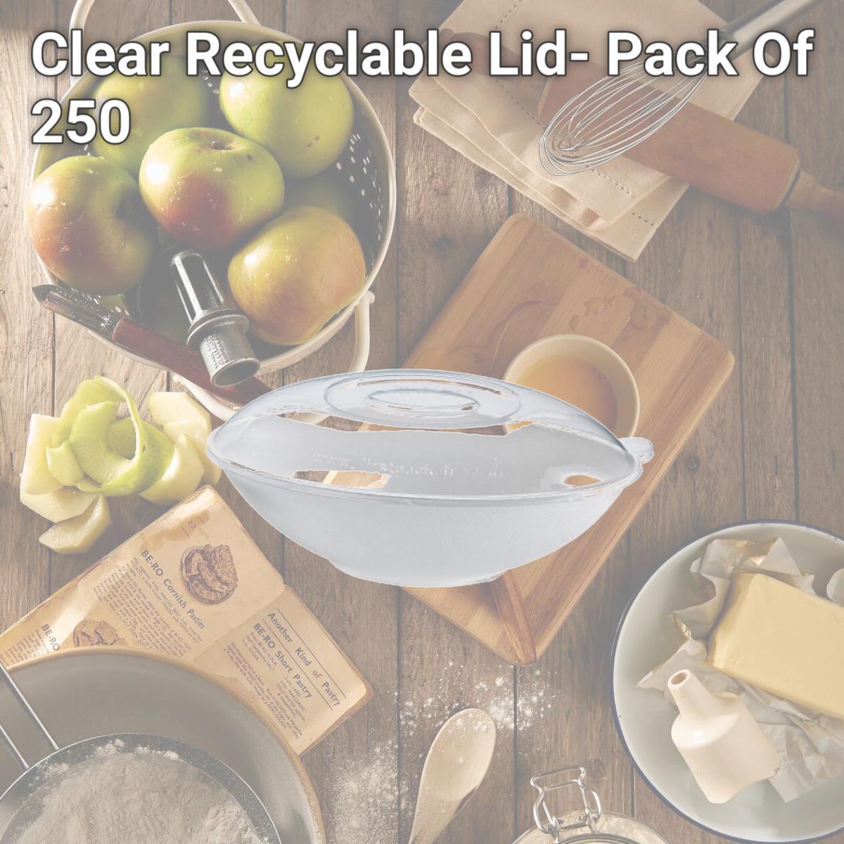 Picture of PacknWood 210BCHICL751 Clear Recyclable Lid- Pack Of 250