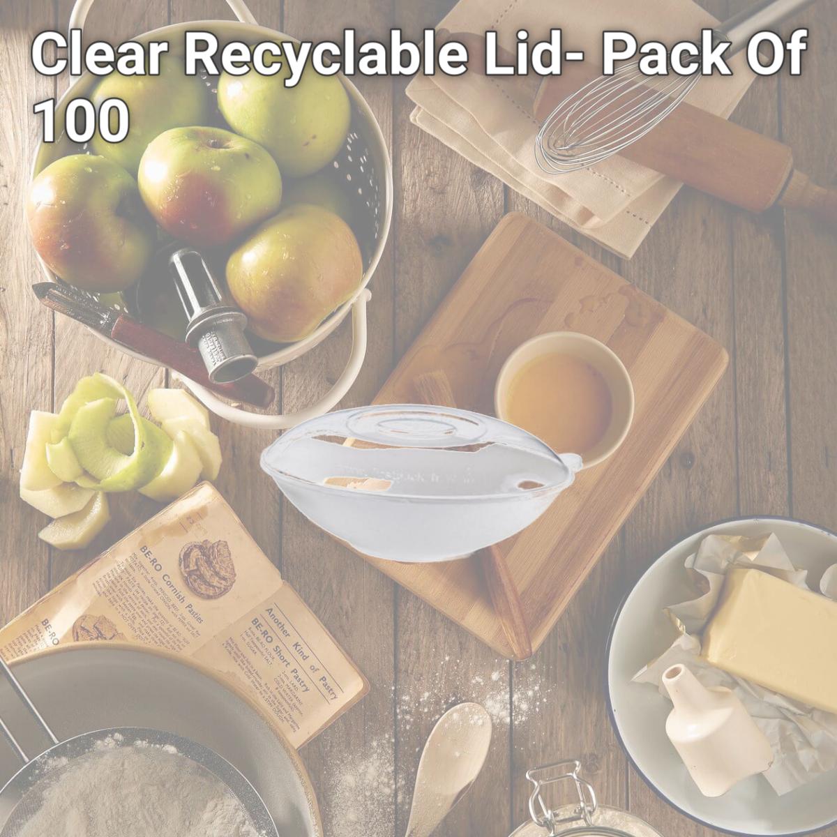 Picture of PacknWood 210BCHICL1501 Clear Recyclable Lid- Pack Of 100
