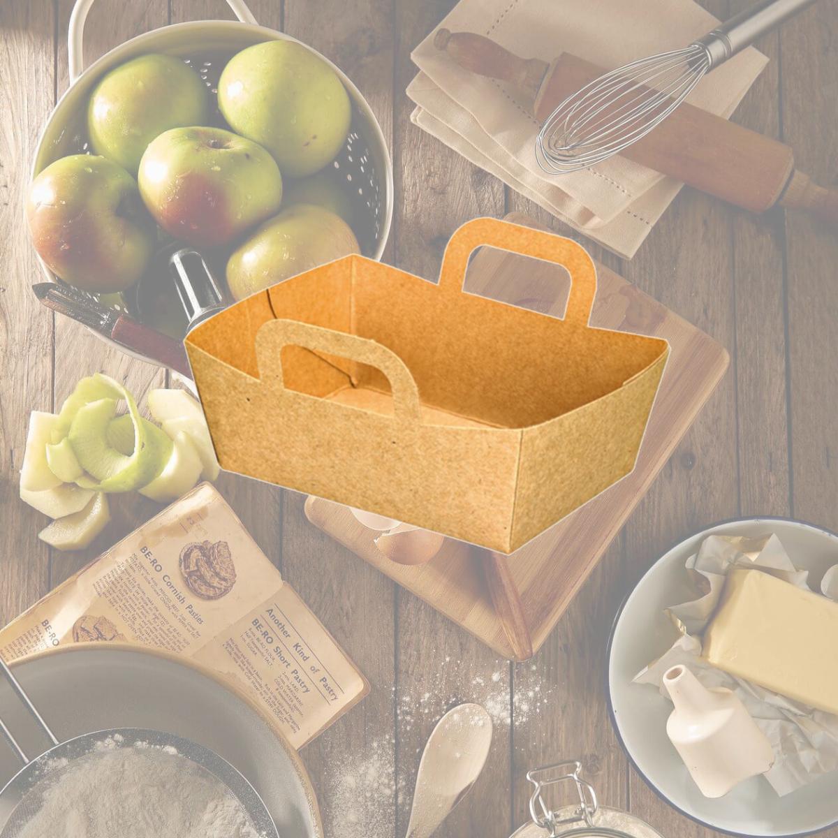 Picture of Packnwood 210CPANIER 9 oz Mini Kraft Basket - 3.75 x 2.75 x 1.4 in.