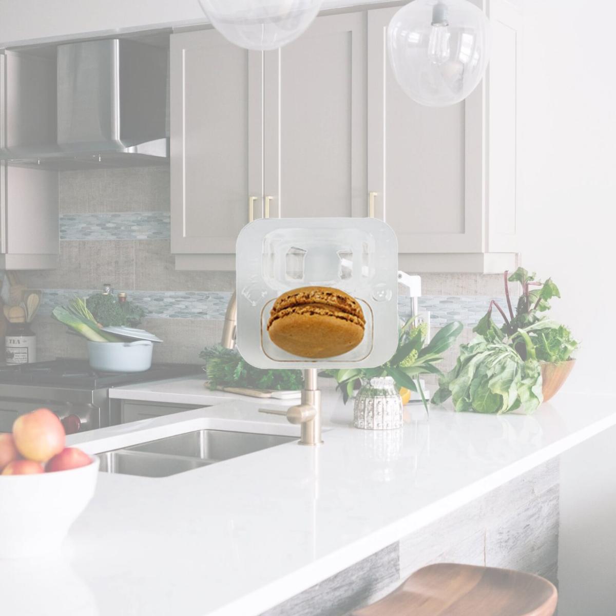 Picture of Packnwood 210MACINS2 Macaron Inserts with Clip Closure - 2.5 x 2.6 x 1 in.