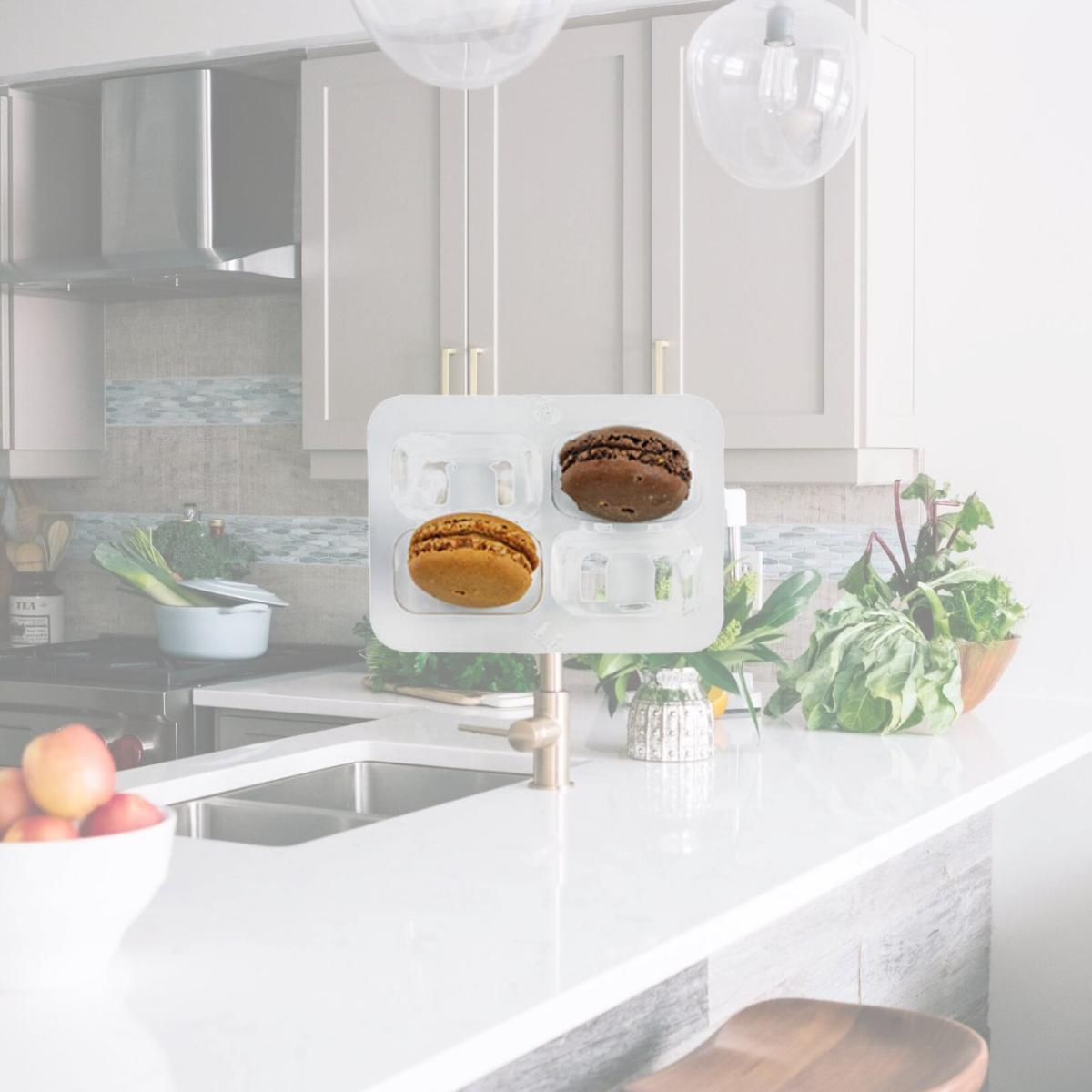 Picture of Packnwood 210MACINS4 Macaron Inserts with Clip Closure - 4.3 x 3 in.