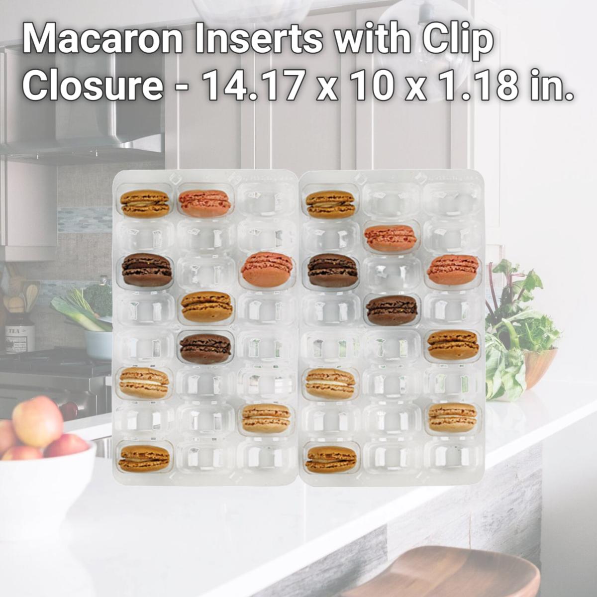 Picture of Packnwood 210MACINS48 Macaron Inserts with Clip Closure - 14.17 x 10 x 1.18 in.