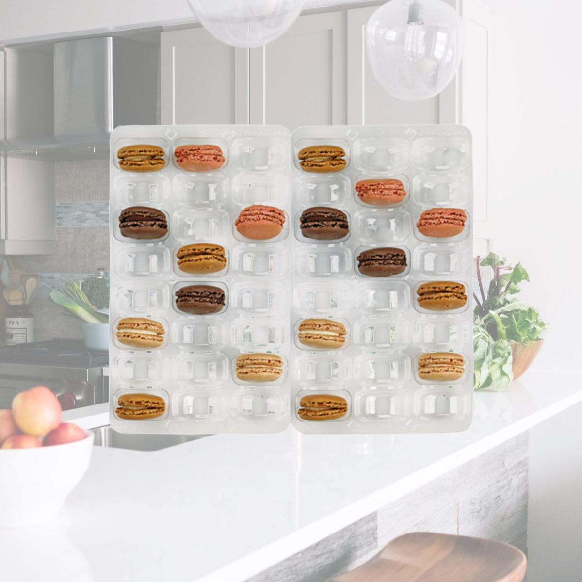 Picture of Packnwood 210MACINS48 Macaron Inserts with Clip Closure - 14.17 x 10 x 1.18 in.