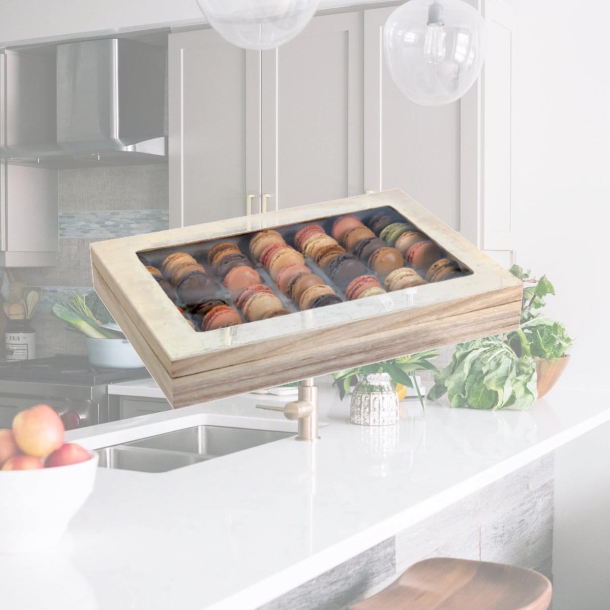 Picture of PacknWood 210BBOXATLASF 14.96 x 10.79 x 2.17 In. Atlas 1-1 Lunch Box & Window Lid- Pack Of 16
