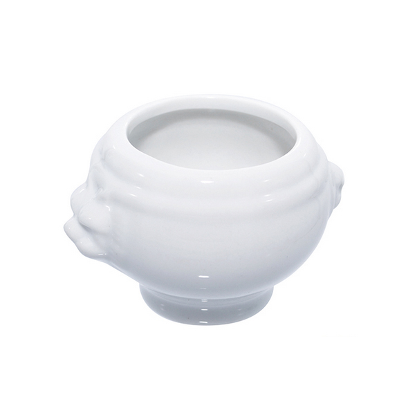 210mbplion 2.6 Oz Mini Porcelain Soup Tureen - 2.5 Dia. X 2 In.