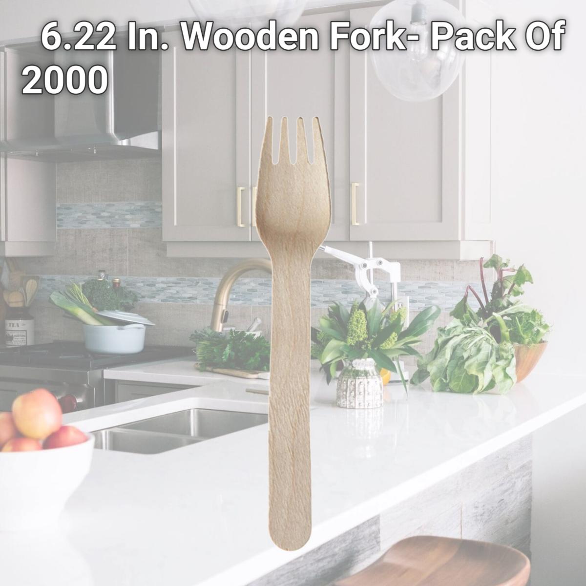 Picture of PacknWood 210CVB1 6.22 In. Wooden Fork- Pack Of 2000