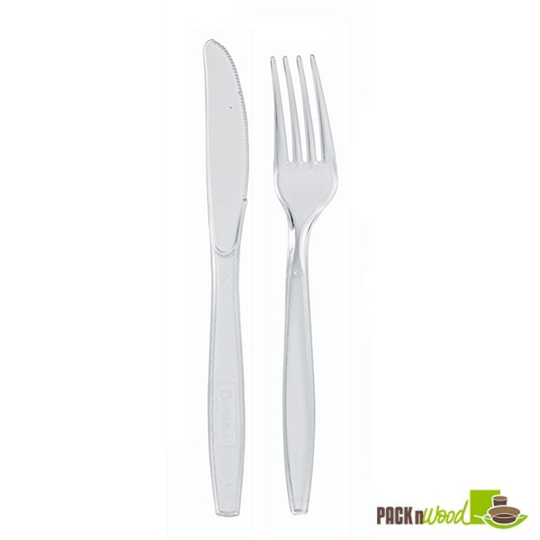 210cv88k31t 7.55 X 1.77 In. Majesty Cutlery Kit With 3, Clear