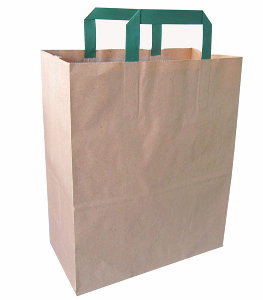 210cab2518br 10.5 X 5.5 In. Paper Bag With Handle, Kraft