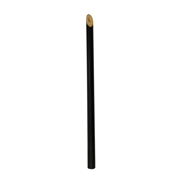 210bstraw19b 7.75 In. Straw Durable & Reusable Bamboo, Black