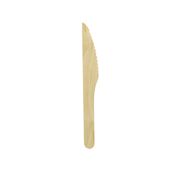 210cvb142 5.5 In. Small Wooden Cutlery Knife, Natural