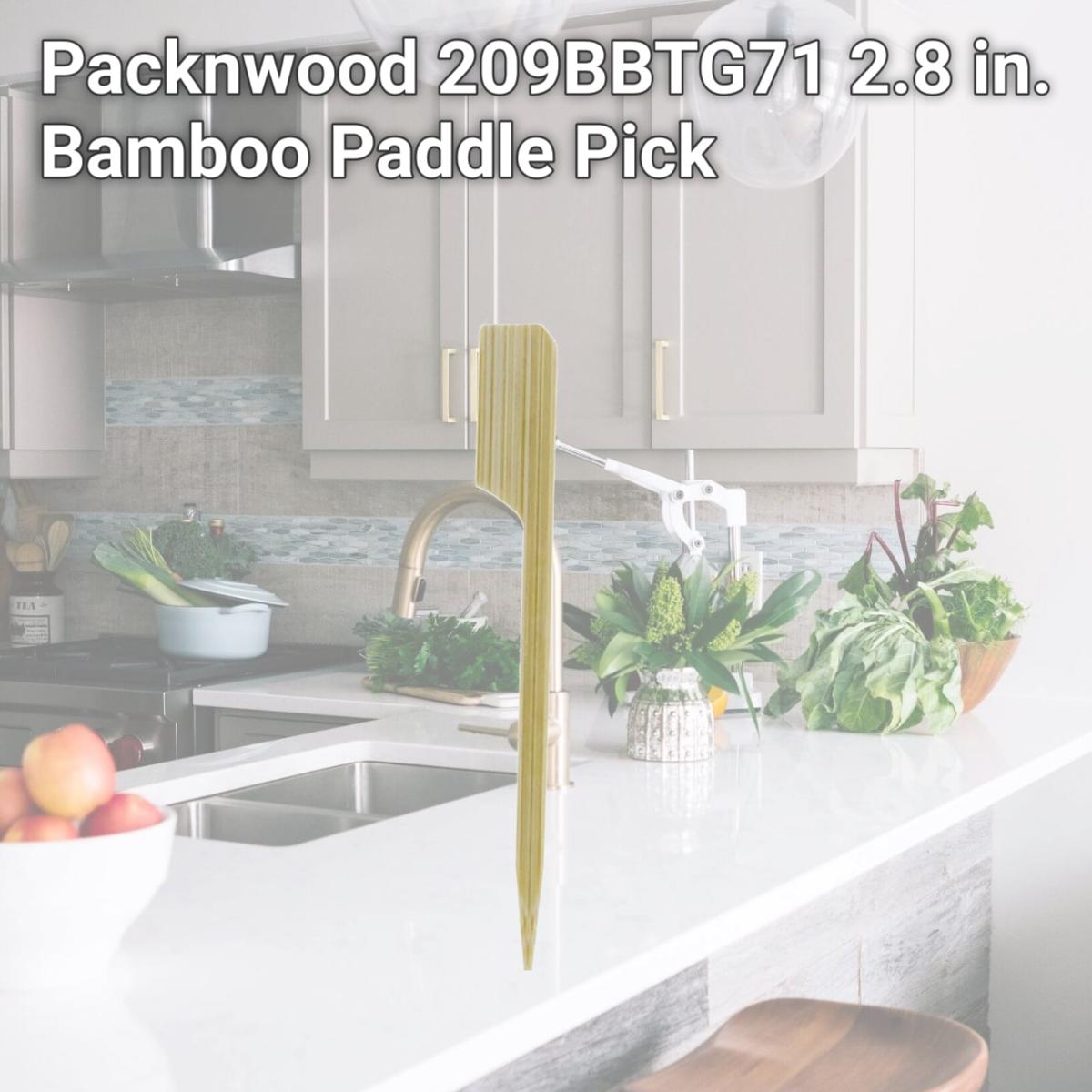 Picture of Packnwood 209BBTG71 2.8 in. Bamboo Paddle Pick