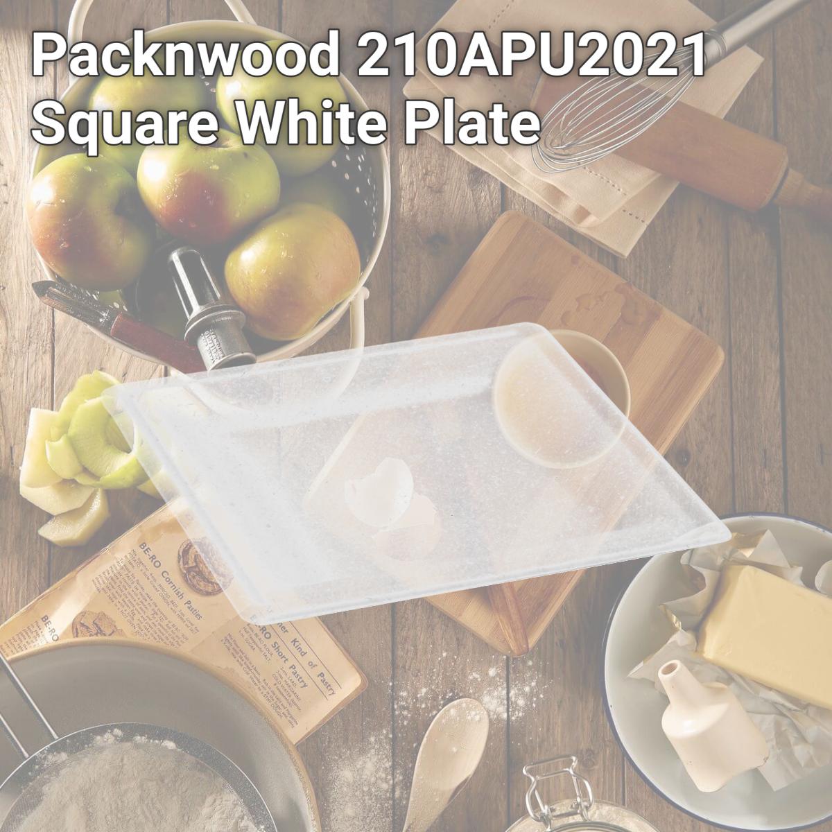 Picture of Packnwood 210APU2021 Square White Plate