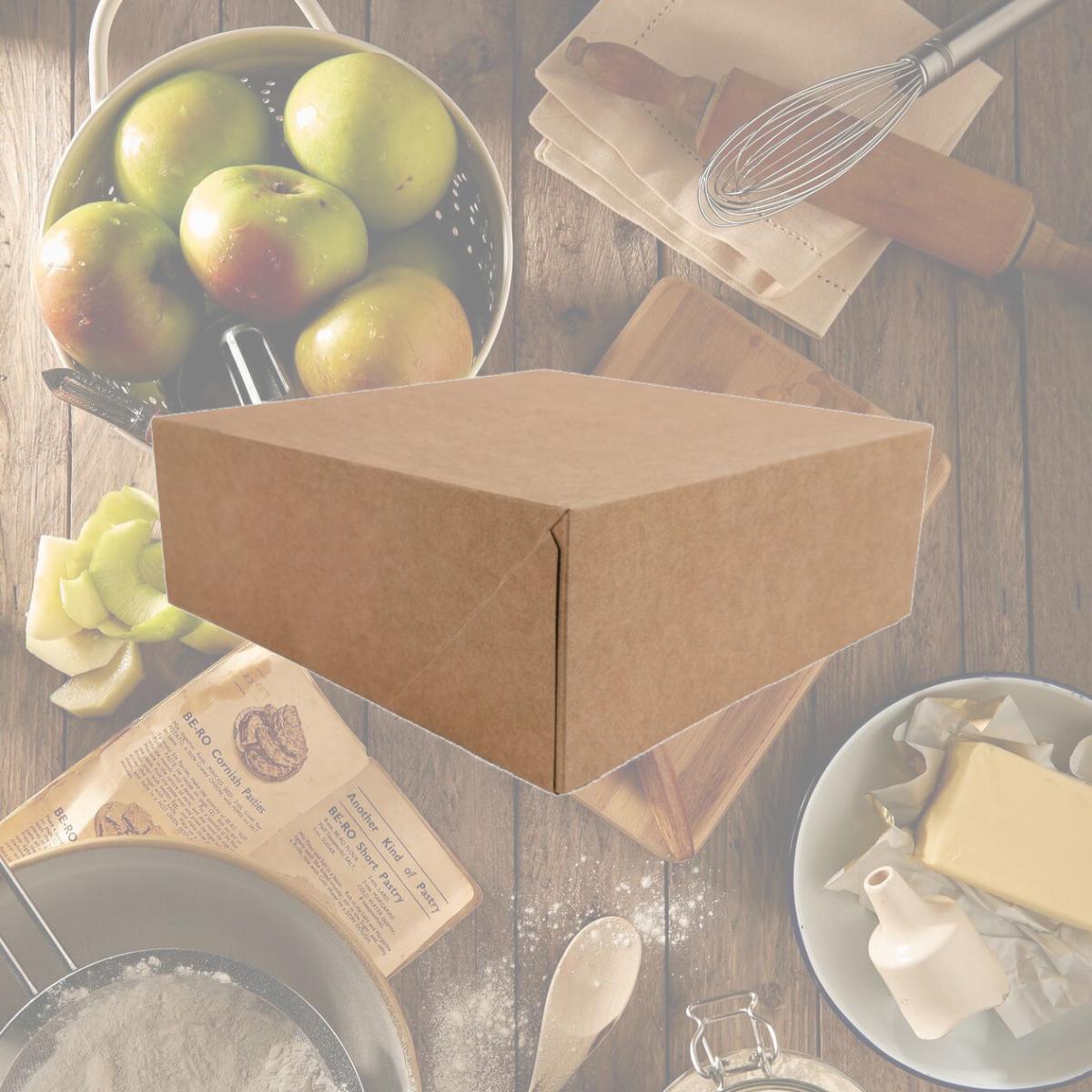 Picture of Packnwood 209BP208BR2 3.15 x 7.87 x 7.87 in. Kraft Pastry Box