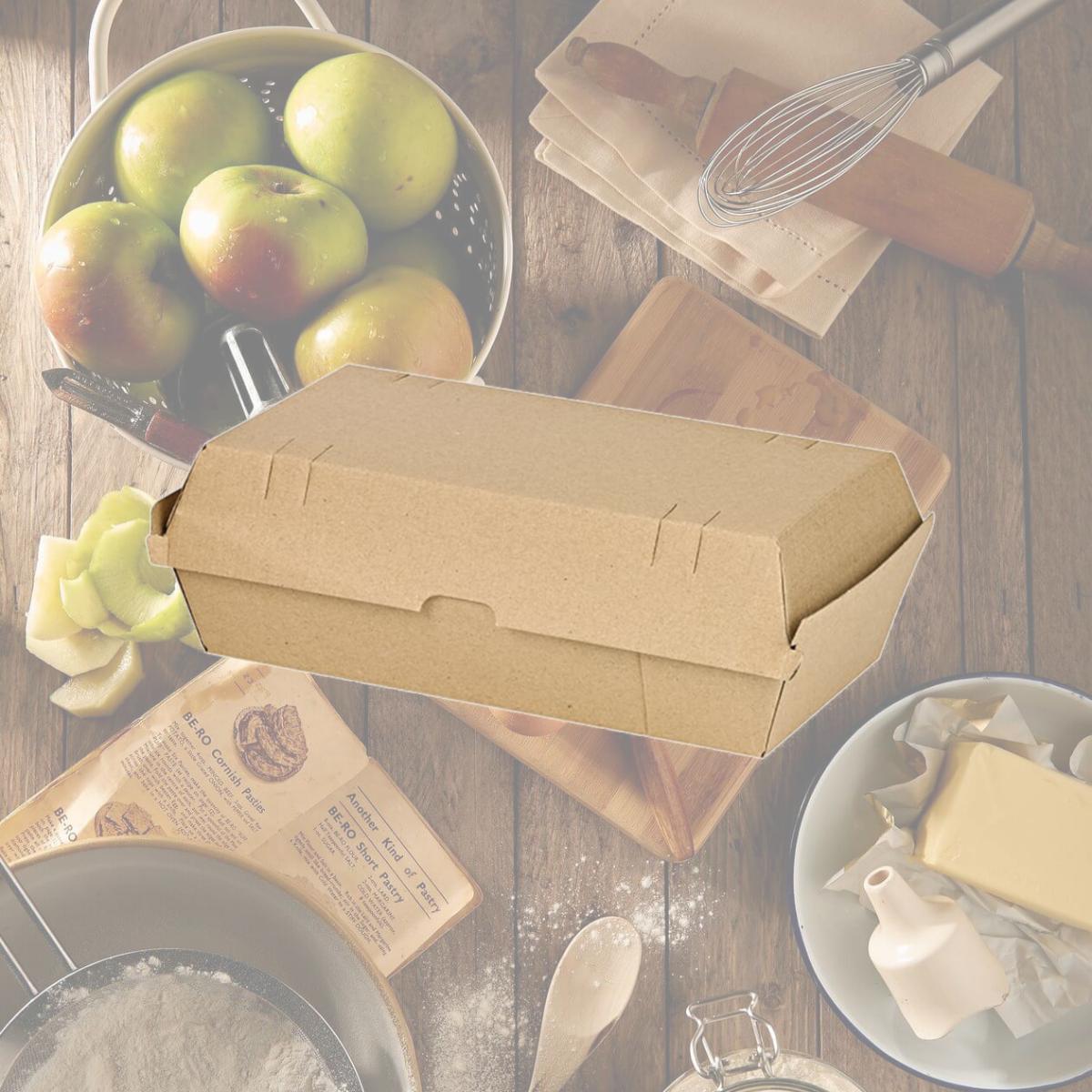 Picture of Packnwood 210EATBURG231k 2.95 x 5.31 x 9.65 in. Brown & Kraft Hamburger Box