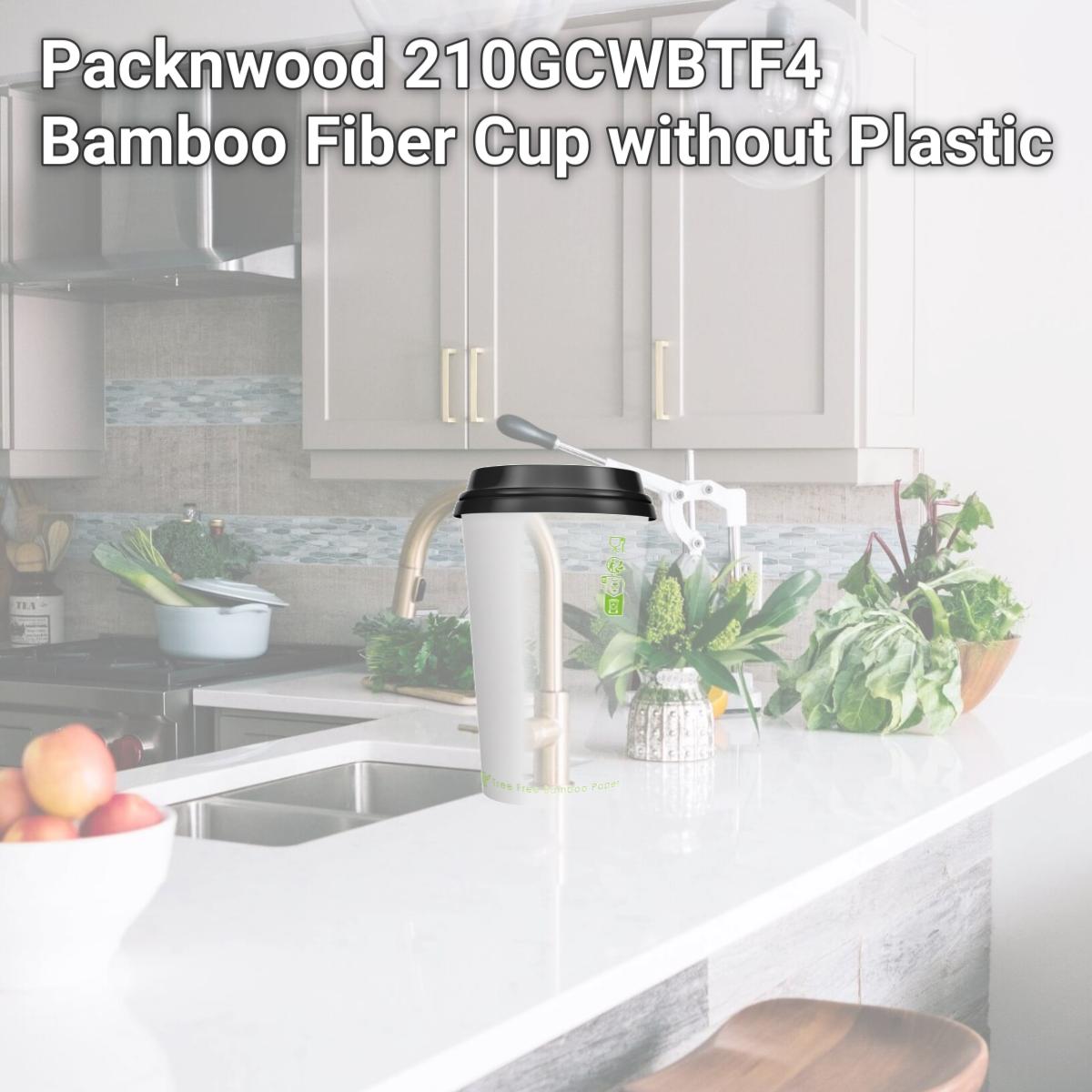 Picture of Packnwood 210GCWBTF4 Bamboo Fiber Cup without Plastic