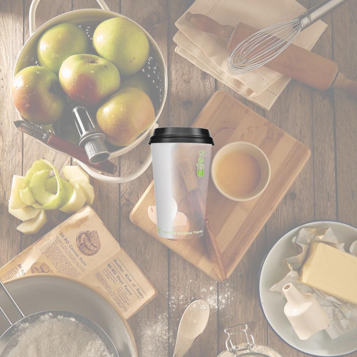 Picture of Packnwood 210GCWBTF4 Bamboo Fiber Cup without Plastic