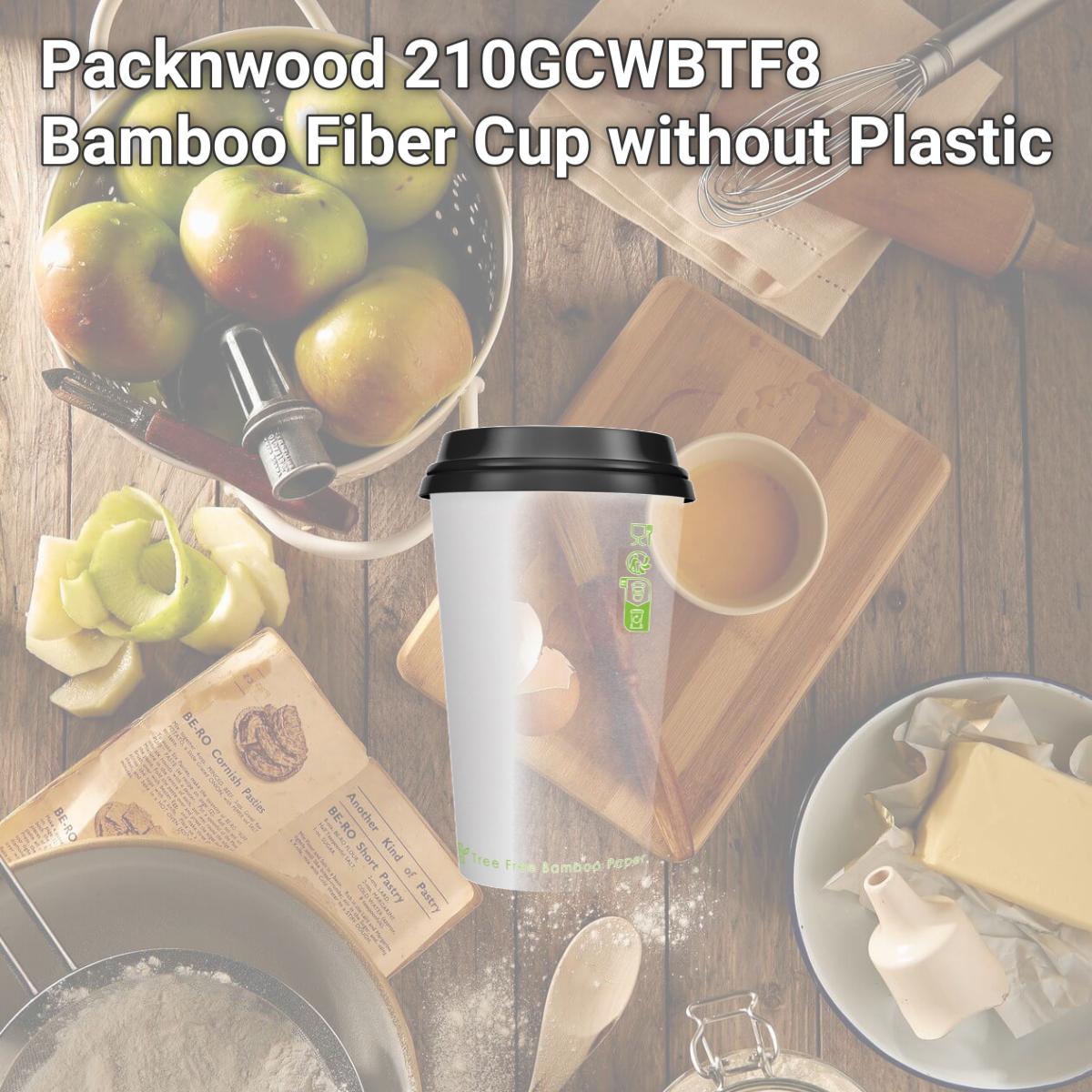 Picture of Packnwood 210GCWBTF8 Bamboo Fiber Cup without Plastic