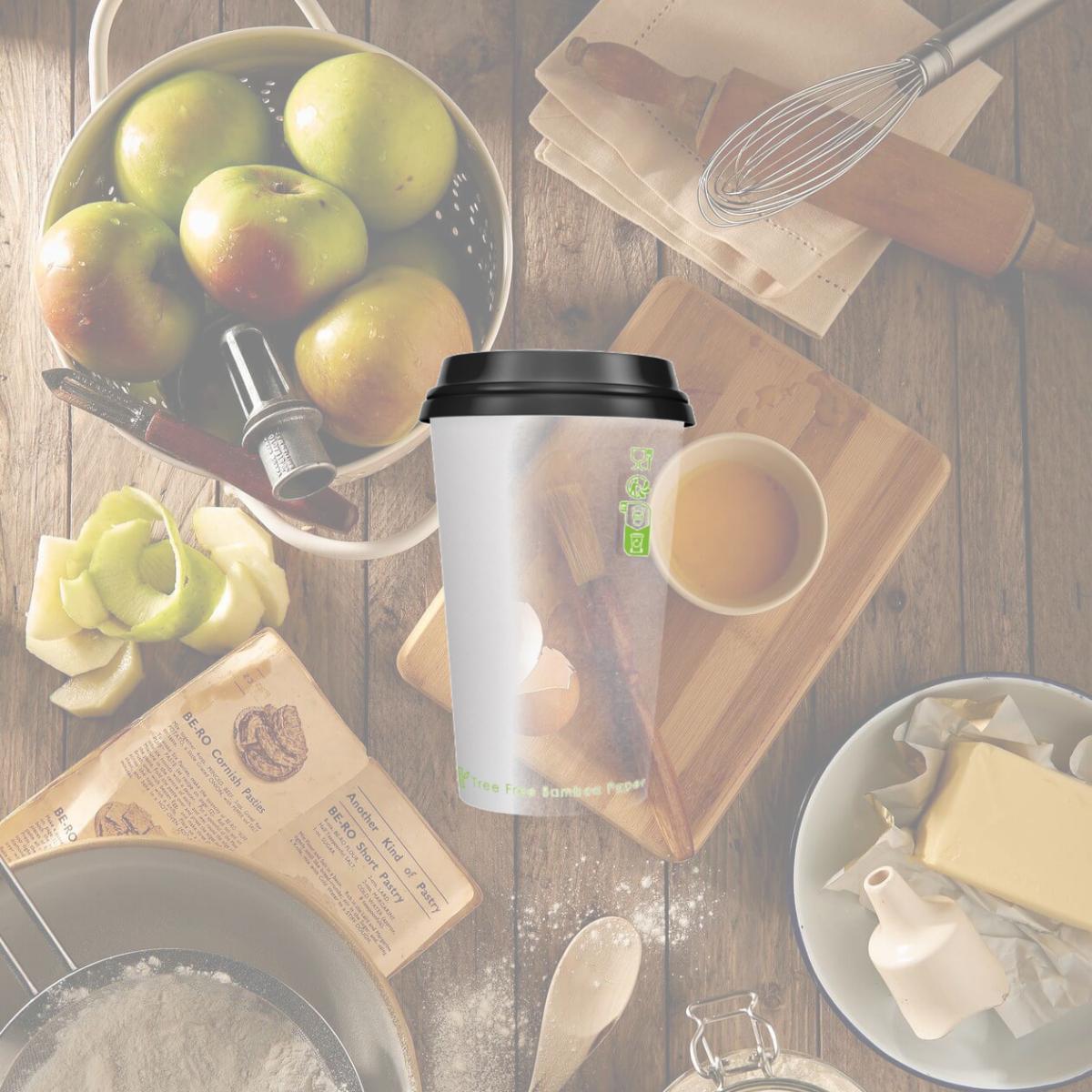 Picture of Packnwood 210GCWBTF8 Bamboo Fiber Cup without Plastic