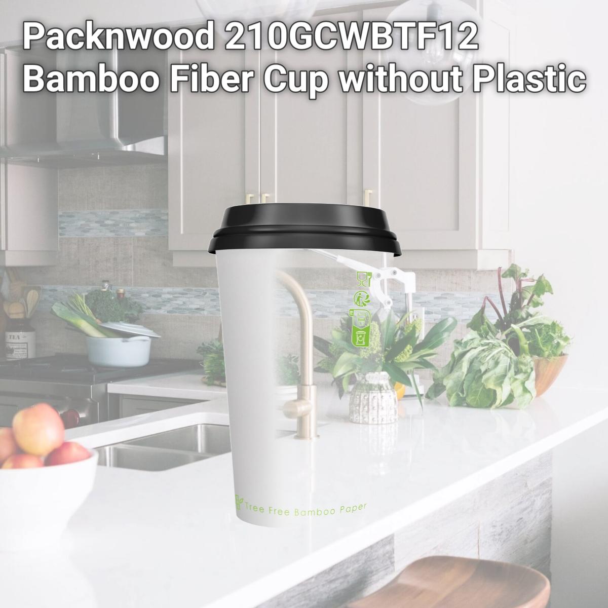 Picture of Packnwood 210GCWBTF12 Bamboo Fiber Cup without Plastic