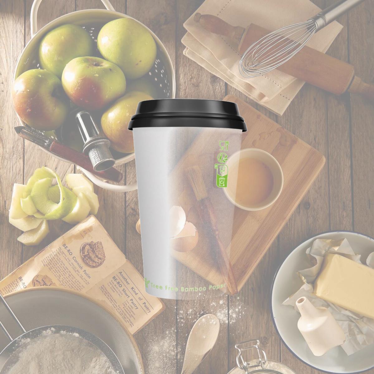 Picture of Packnwood 210GCWBTF12 Bamboo Fiber Cup without Plastic