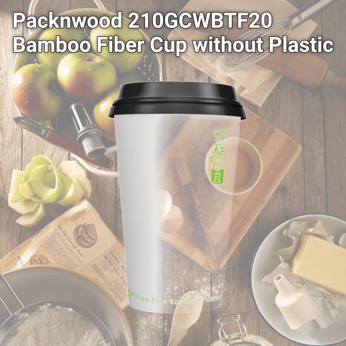 Picture of Packnwood 210GCWBTF20 Bamboo Fiber Cup without Plastic