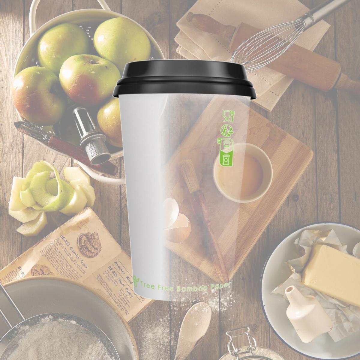 Picture of Packnwood 210GCWBTF20 Bamboo Fiber Cup without Plastic