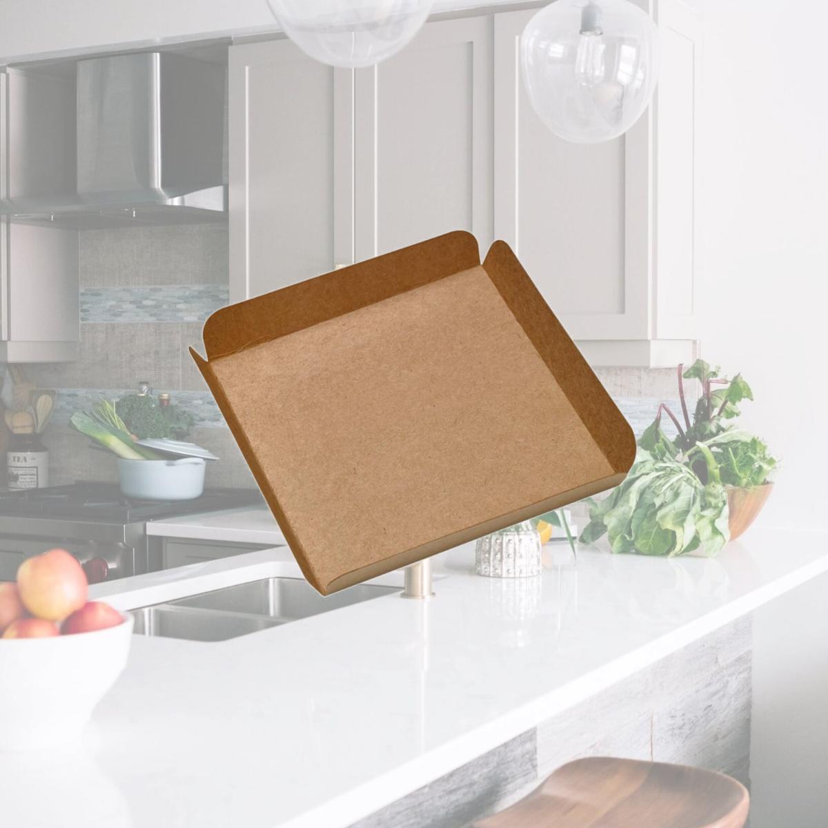 Picture of Packnwood 209CAR1717K 0.79 x 5.12 x 5.12 in. Brown Kraft Square Pastry Box