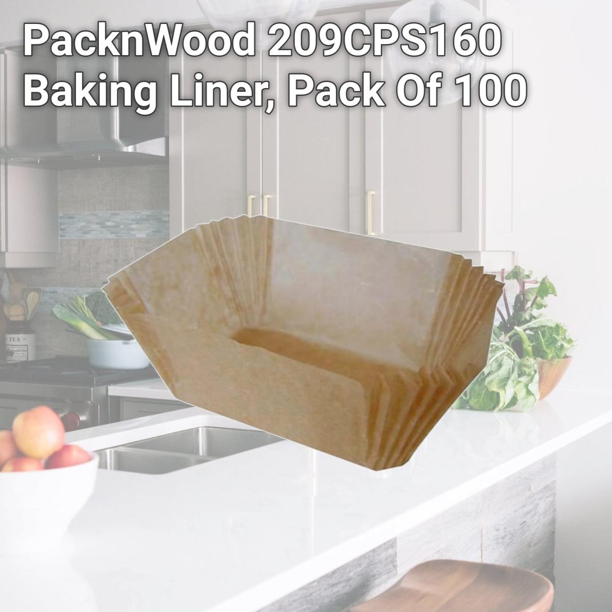 Picture of PacknWood 209CPS160 Baking Liner, Pack Of 100