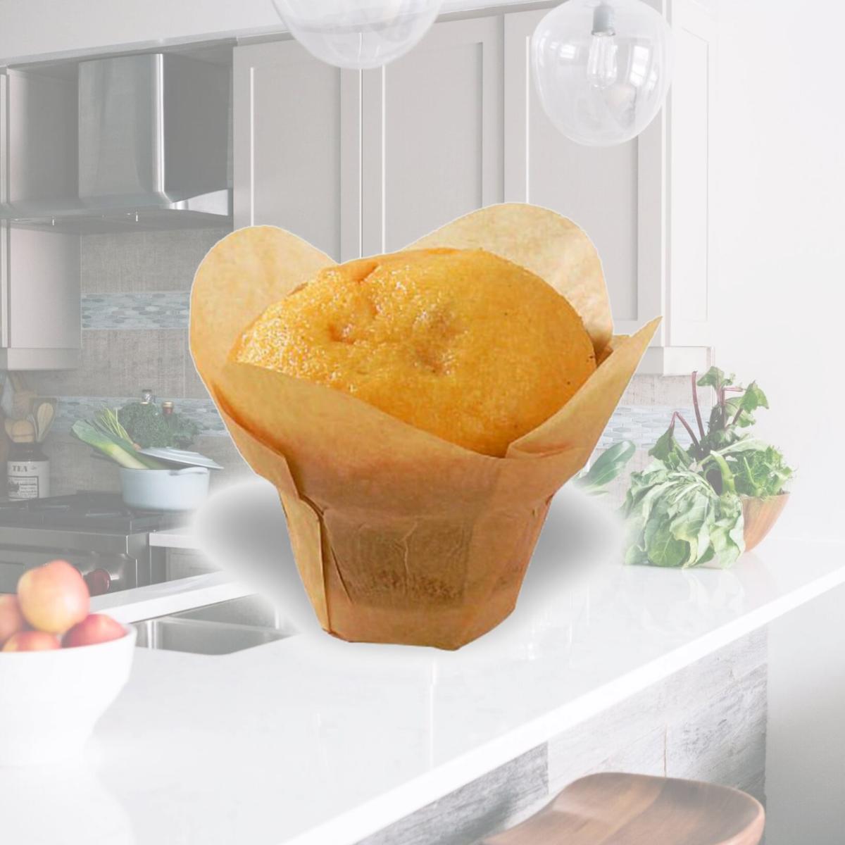 Picture of PacknWood 209CPSL3M Lotus Golden Brown Silicone Baking Cup - 4 Oz. Pack Of 1000
