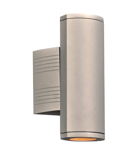 Lenox-i Silver Led Exterior 2 Wall Light