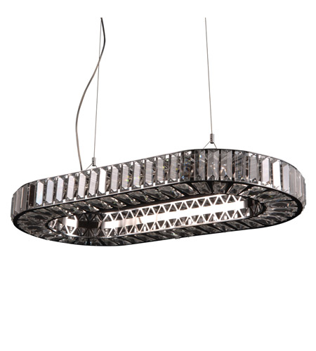 Marquee Polished Chrome Oval Pendant