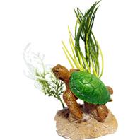 030374 Exotic Environments Aquatic Scene With Turtle, Green