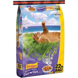 Provi 050120 22 Lbs Friskies Dry Surin & Turfin Favorites Cat Food
