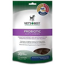 102262 4.2 Oz Vets Best Bb Probiotic Soft Chews Dog Supplements