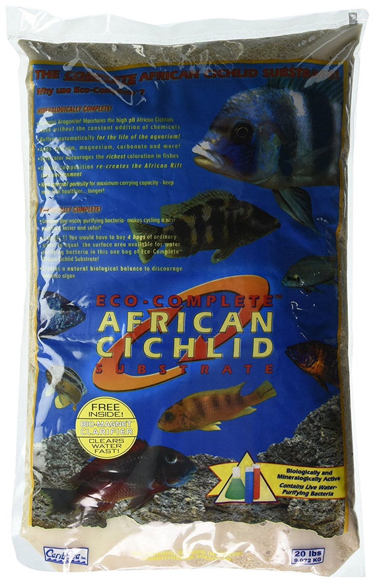 084046 20 Lbs Eco Complete African Cichlid - White, Case Of 2