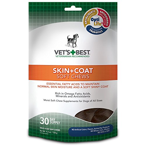 102260 4.2 Oz Vets Best Bb Skin & Coat Soft Chews Supplements Dog