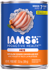 110993 Proactive Healthsenior With Slow Cooked Chicken And Rice Pate - Pack Of 12y Canned Dog Food - Pack Of 12