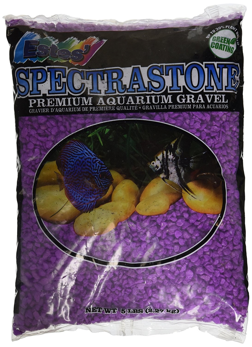 Estesc 346030 5 Lbs Permaglo Lavender Aquarium Gravel - Pack Of 5
