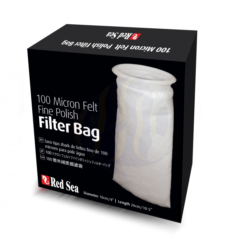 Aqcult 306116 4 In. Dia. Red Sea Reefer 100 Micron Filter Bag