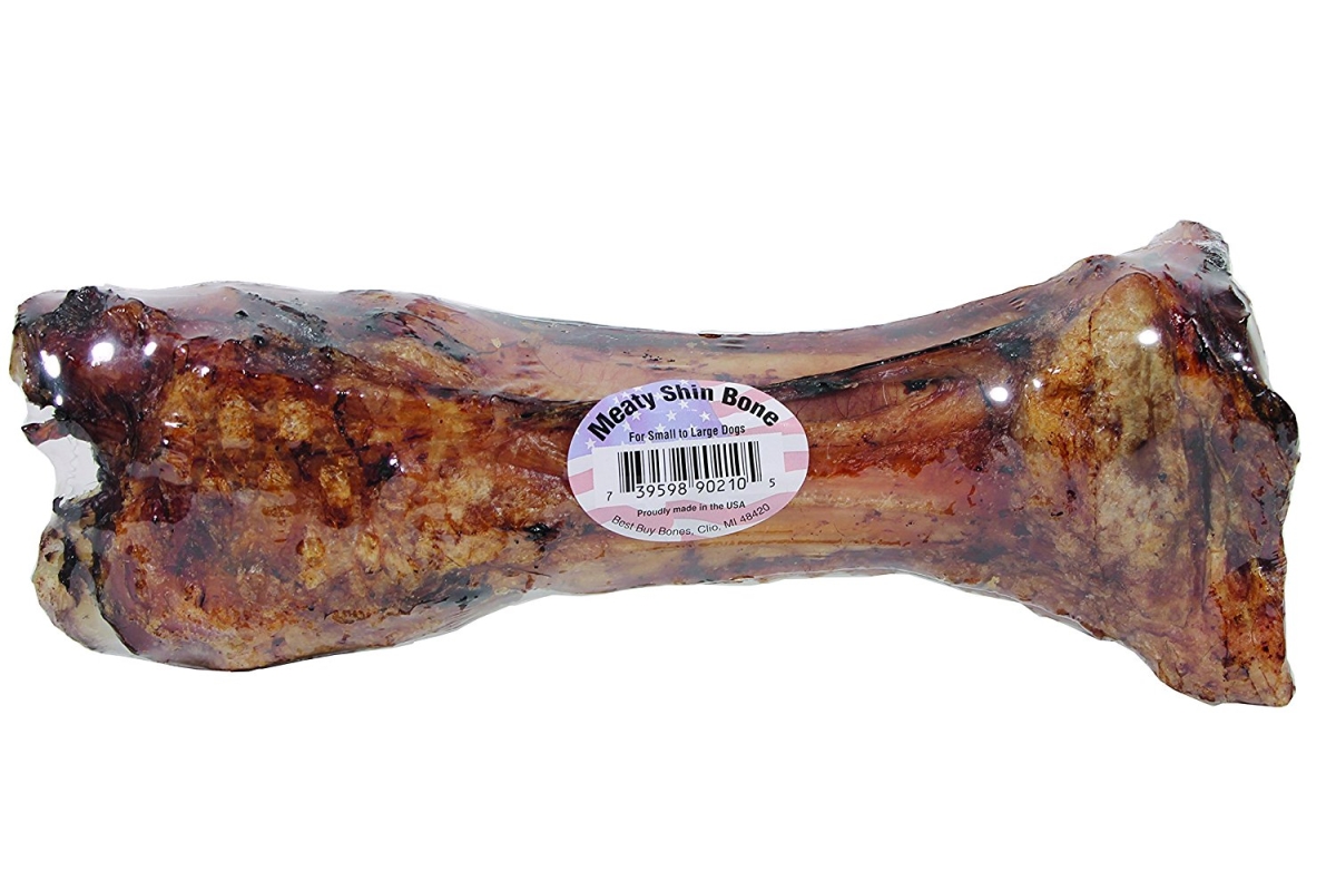 Best Bb 395117 10 In. Smoked Meaty Shin Bone For Dogs, Case Of 16
