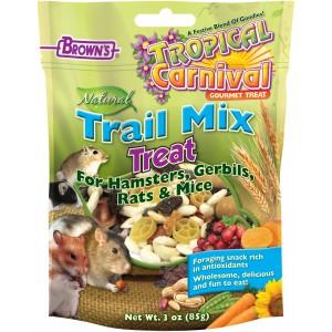 Brownf 423136 3 Oz Tropical Carnival Natural Trail Mix Hamsters Treat