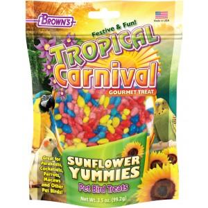 Brownf 423186 3.5 Oz Tropical Carnival Sunflower Yummies Treat - Case Of 8