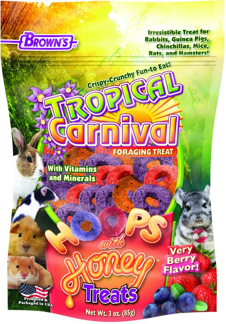 Brownf 423205 3 Oz Tropical Carnival Hoops & Honey Treats